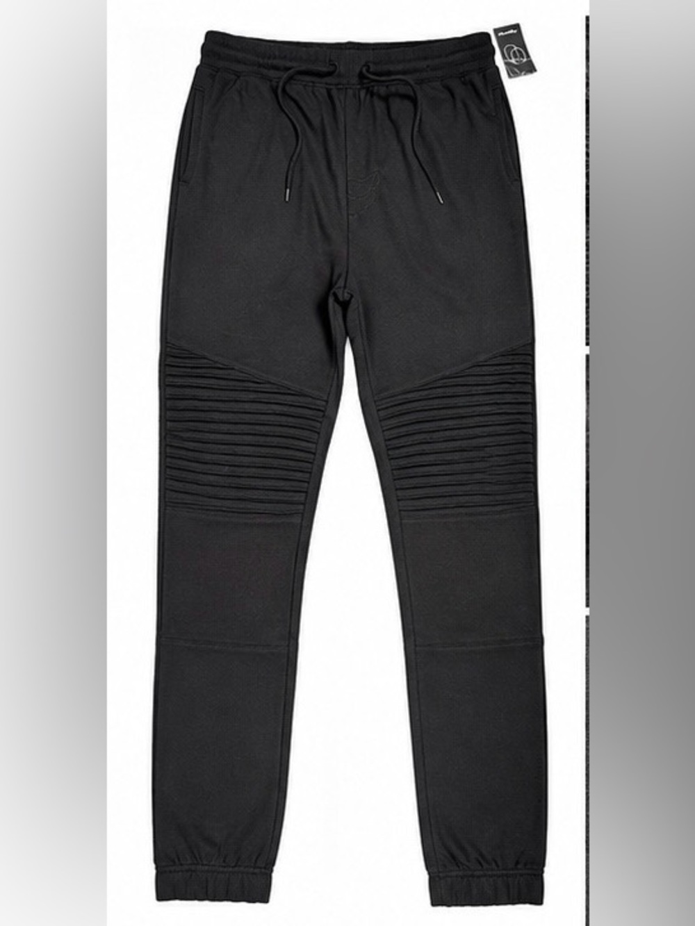 Original Use Ebony Solid Moto Jogger Sweatpants Black -Men's M Tall